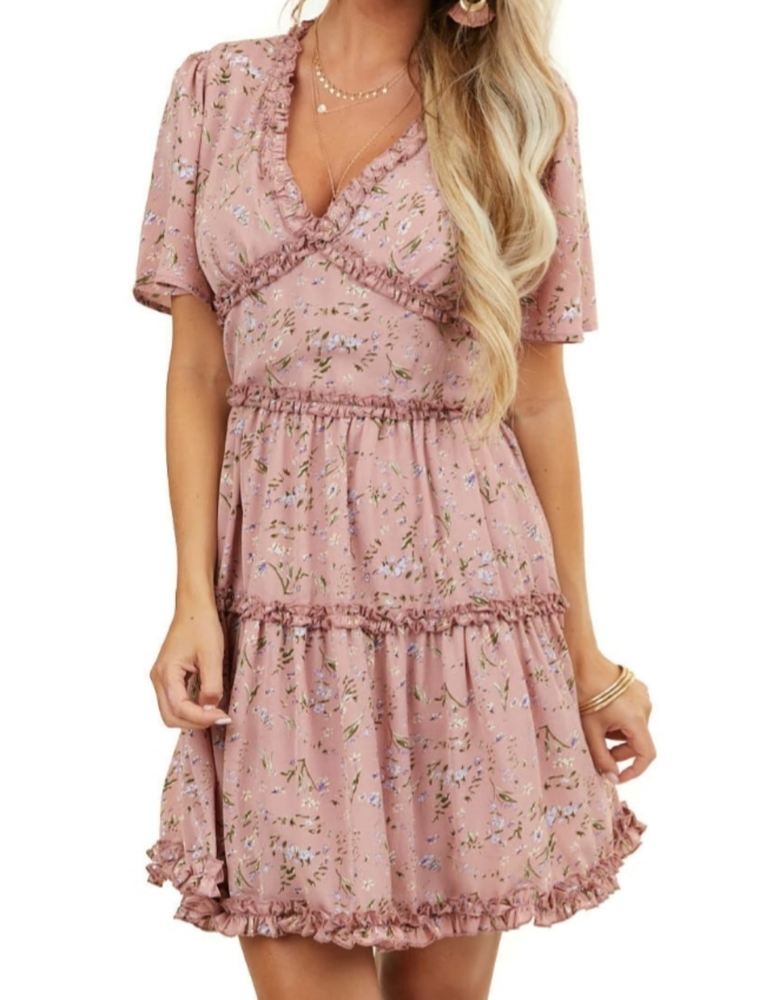 Lime Lush NWOTG'S Floral Dress